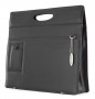 Black Leather Ladies Briefcase